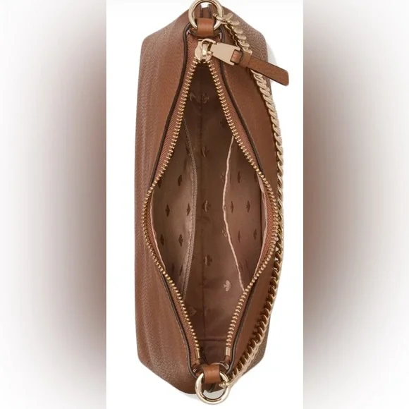 Kate Spade Tan Shoulder Bag with Chain & Adjustable Strap, Great Condition - Picture 3 of 12